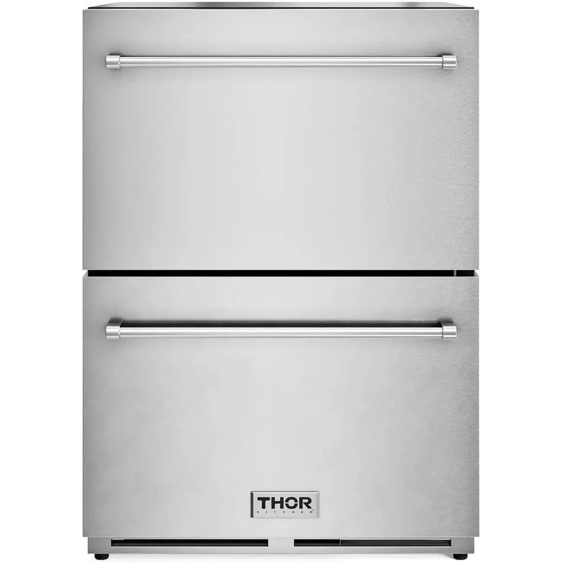 Thor 24" Indoor / Outdoor Undercounter Double Drawer Freezer, TRZ24U