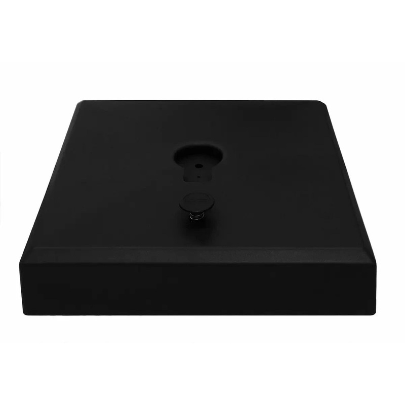 Treasure Garden AKZ13 Rolling Umbrella Base with Black Finish - Updated Model