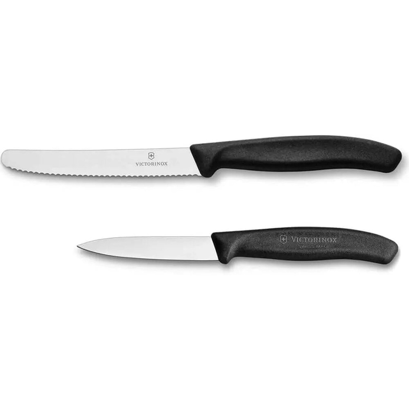 Victorinox Swiss Classic Paring Knife Set, 4.5" Utility and 3.5" Paring