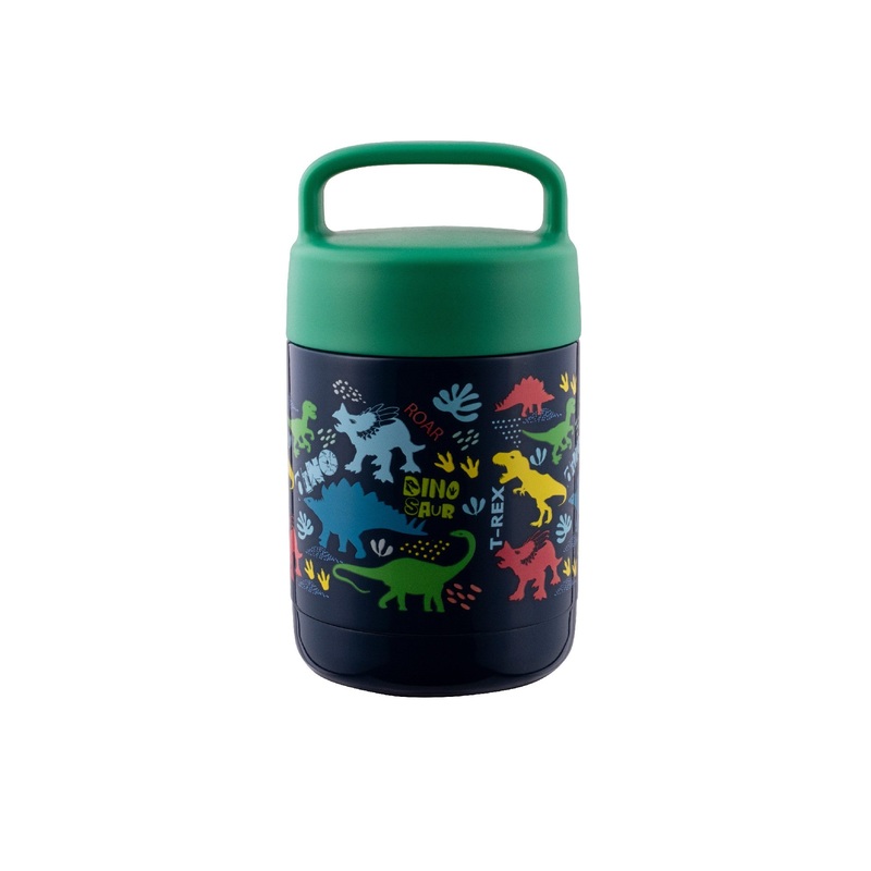 Avanti Yum Yum Food Jar 450ml - Dinosaur Parade