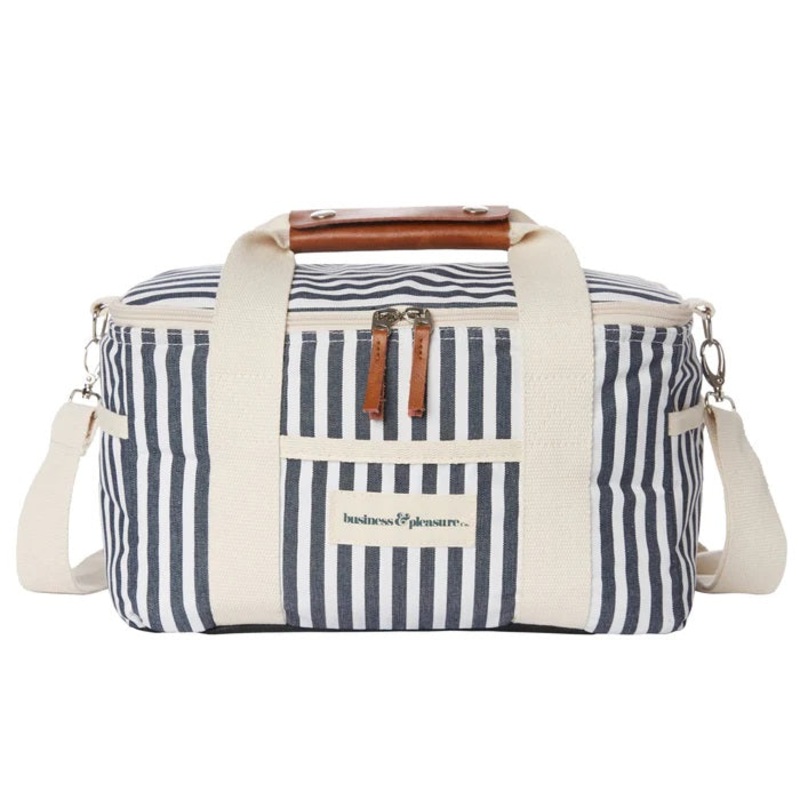 Business & Pleasure Co Premium Cooler - Laurens Navy Stripe