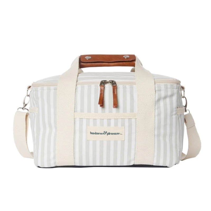 Business & Pleasure Co Premium Cooler - Laurens Sage Stripe