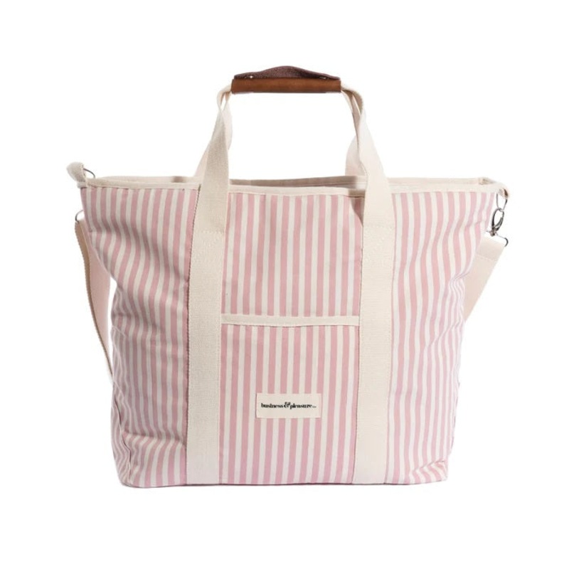 Business & Pleasure Co The Cooler Tote - Laurens Pink Stripe