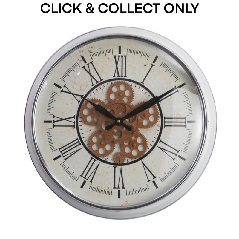 Cog Wall Clock Domonique 53cm - White