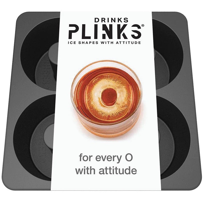 Drinks Plinks Silicone Ice Tray - Letter O