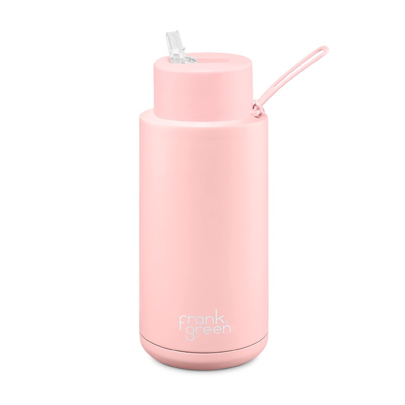 Frank Green Ceramic Reusable Bottle 34oz / 1000ml - Blushed