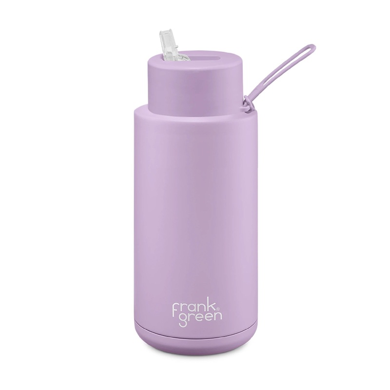 Frank Green Ceramic Reusable Bottle 34oz / 1000ml - Lilac Haze