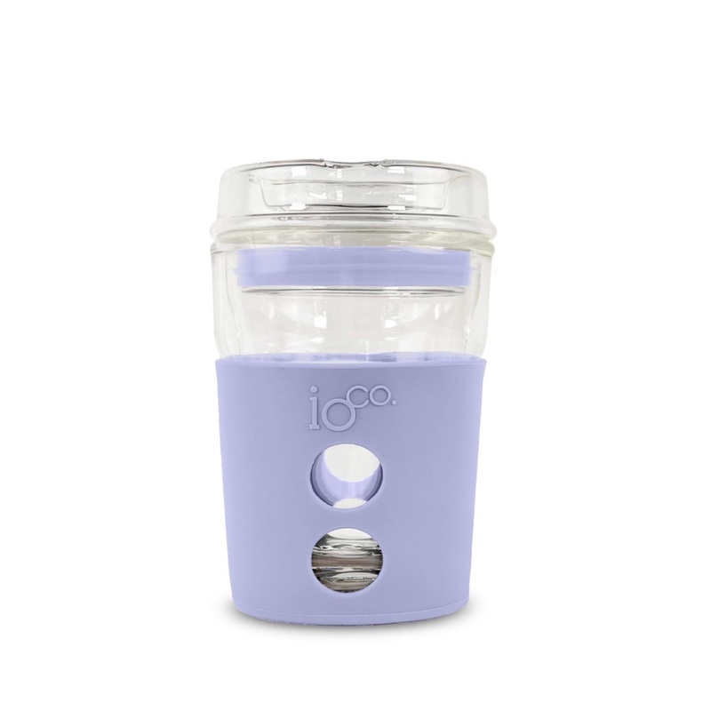 Ioco Glass Travel Mug 8oz - Lavendar