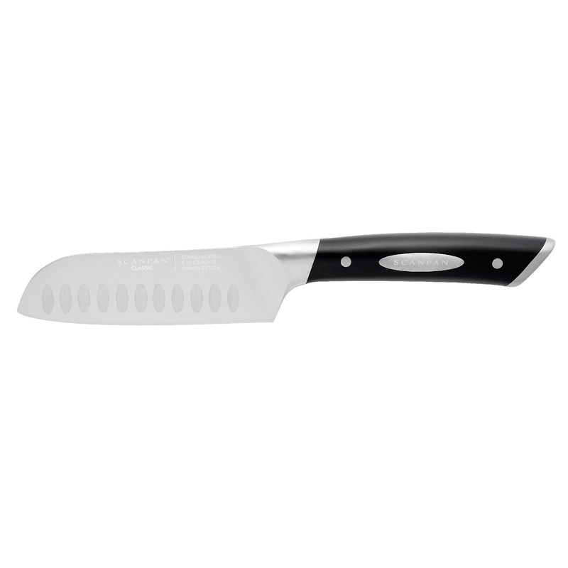 Scanpan Classic Santoku Knife with Granton Edge 12.5cm