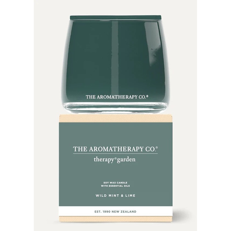 The Aromatherapy Co. Garden Candle 260g - Wild Mint & Lime