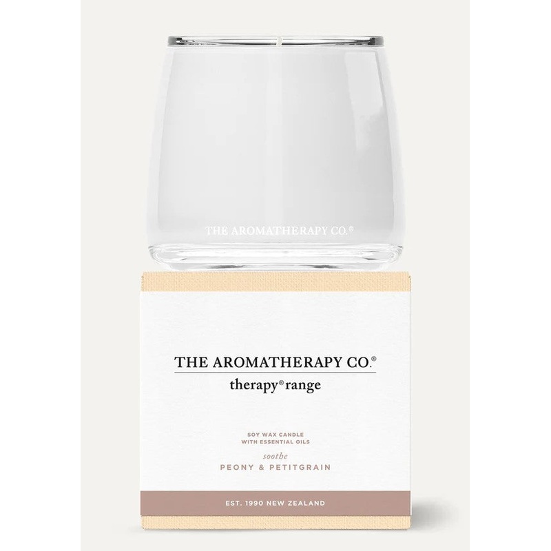 The Aromatherapy Co. Therapy Candle 260g - Peony & Petigrain