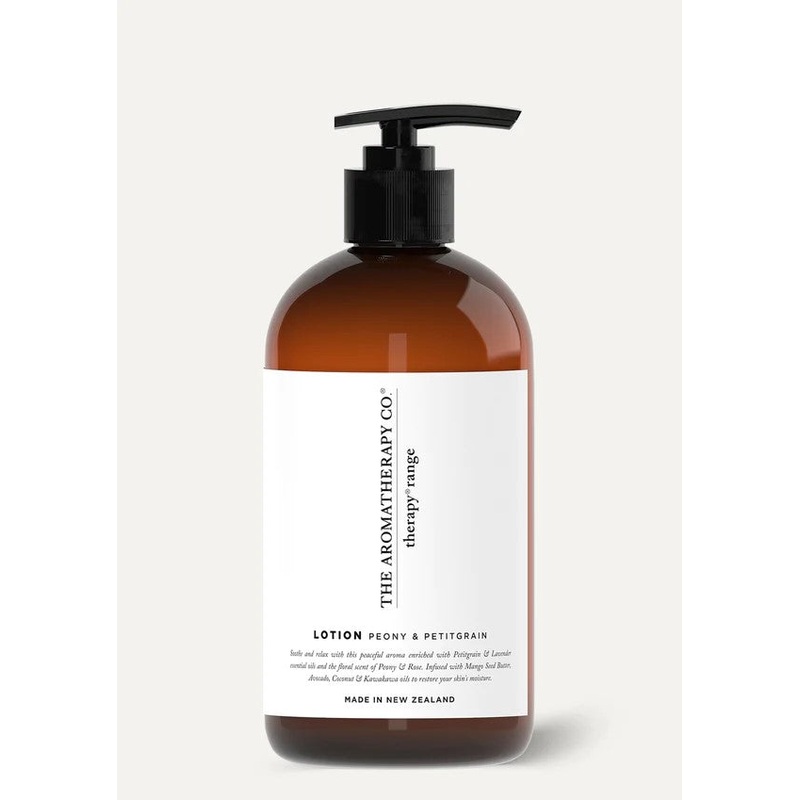 The Aromatherapy Co. Therapy Hand & Body Lotion 500ml - Peony & Petitgrain