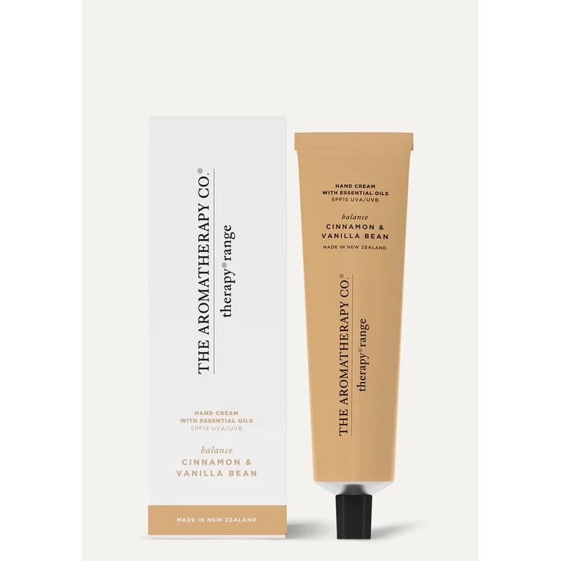 The Aromatherapy Co. Therapy Hand Cream 75ml - Cinnamon & Vanilla Bean