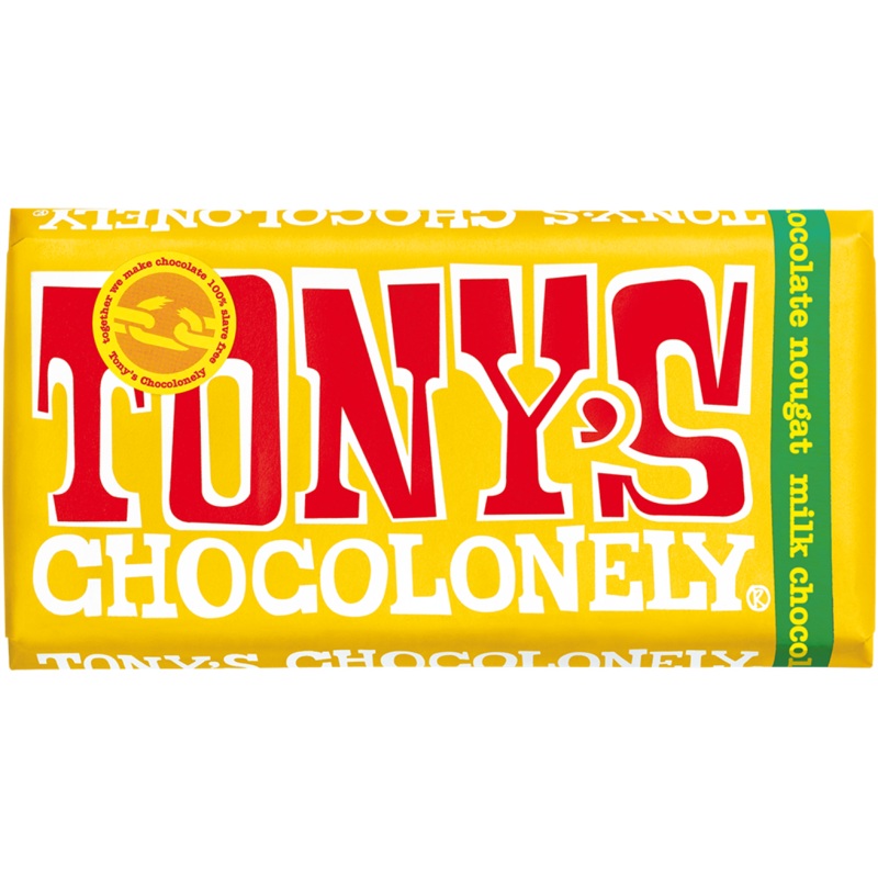 Tony's Chocolonely 180g - Milk Honey Almond Nougat