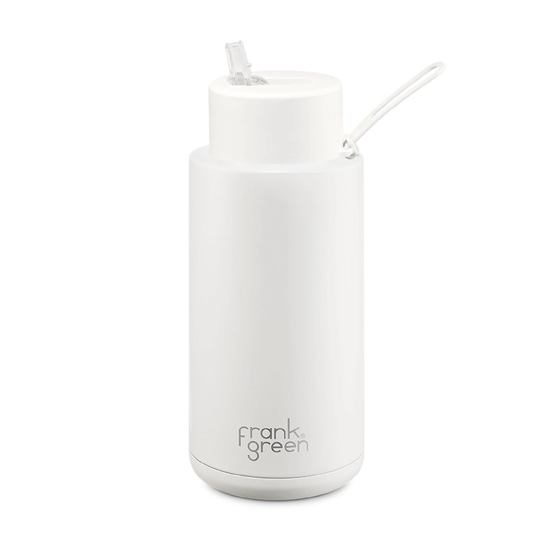 Frank Green Ceramic Reusable Bottle 34oz / 1000ml - Cloud
