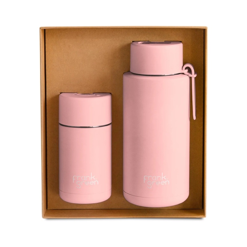 Frank Green The Essentials Gift Set 12oz + 34oz - Blushed