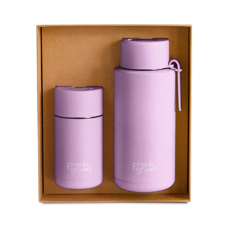 Frank Green The Essentials Gift Set 12oz + 34oz - Lilac Haze