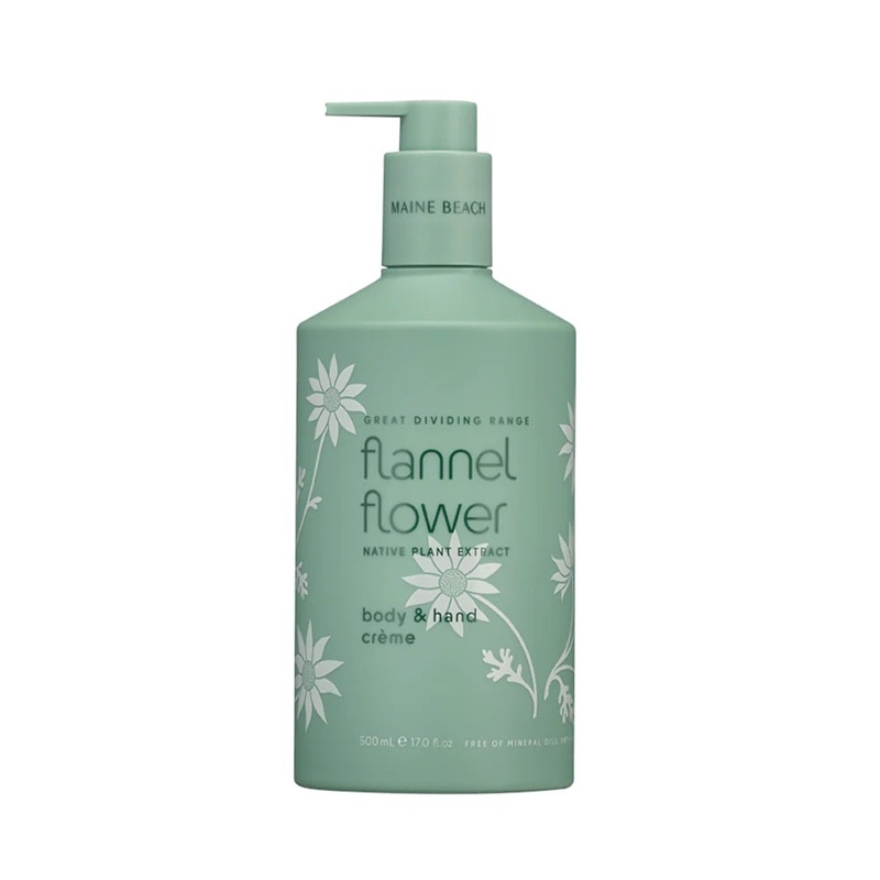 Maine Beach Flannel Flower - Hand & Body Creme 500ml