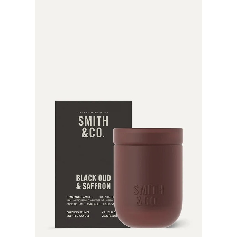 Smith & Co Candle 250g - Black Oud & Saffron