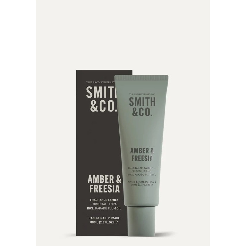 Smith & Co Hand and Nail Pomade 80ml - Amber & Freesia