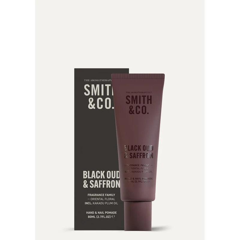 Smith & Co Hand and Nail Pomade 80ml - Black Oud & Saffron