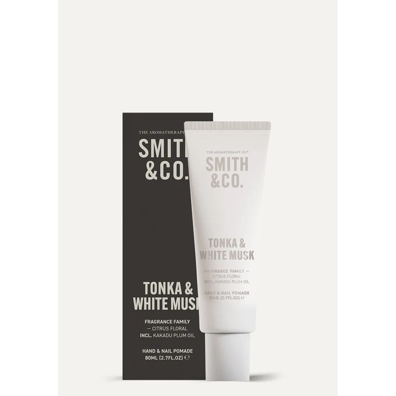 Smith & Co Hand and Nail Pomade 80ml - Tonka & White Musk