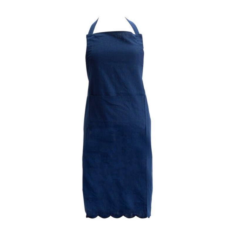 Annabel Apron Adjustable - Stonewashed Scallop Navy