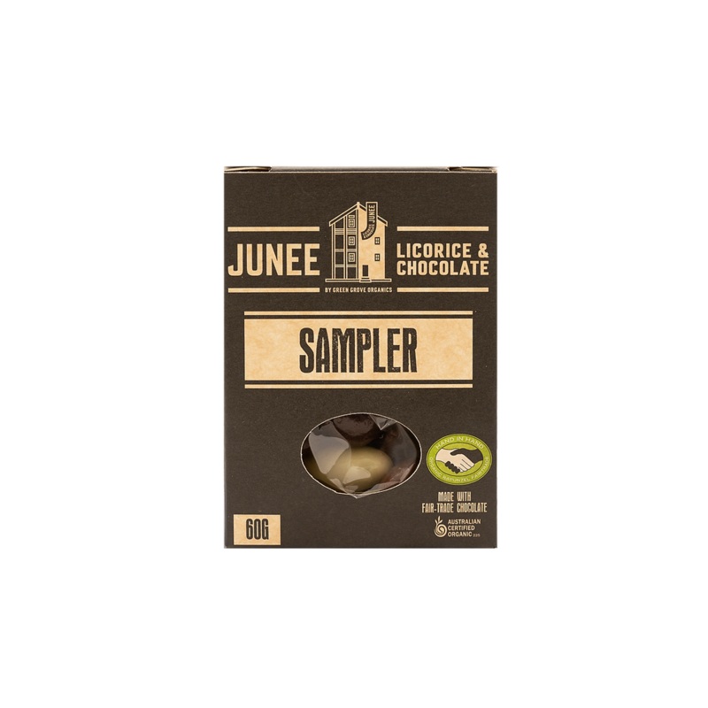 Junee Licorice & Chocolate: Mixed Chocolate Coated Products 60g