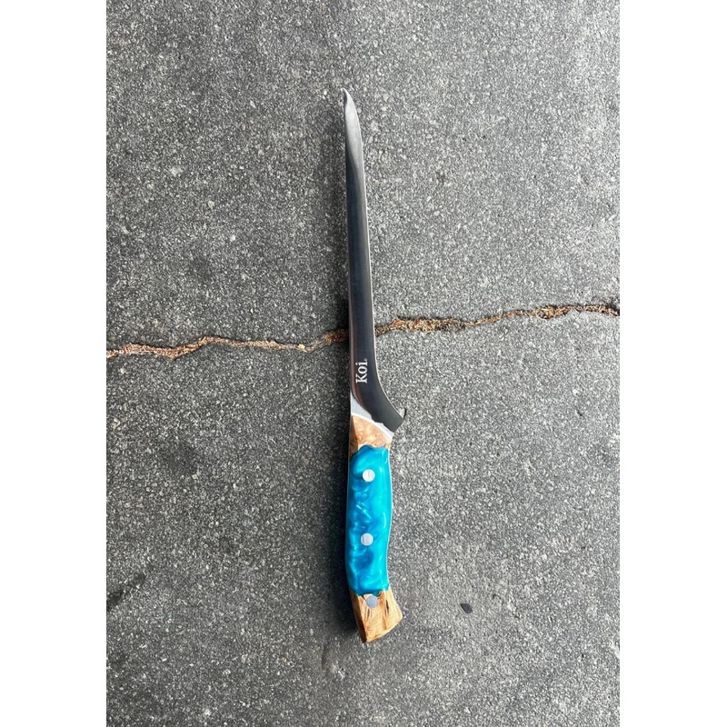 Koi Chef's Knife BBQ Fillet - Barramundi Blue