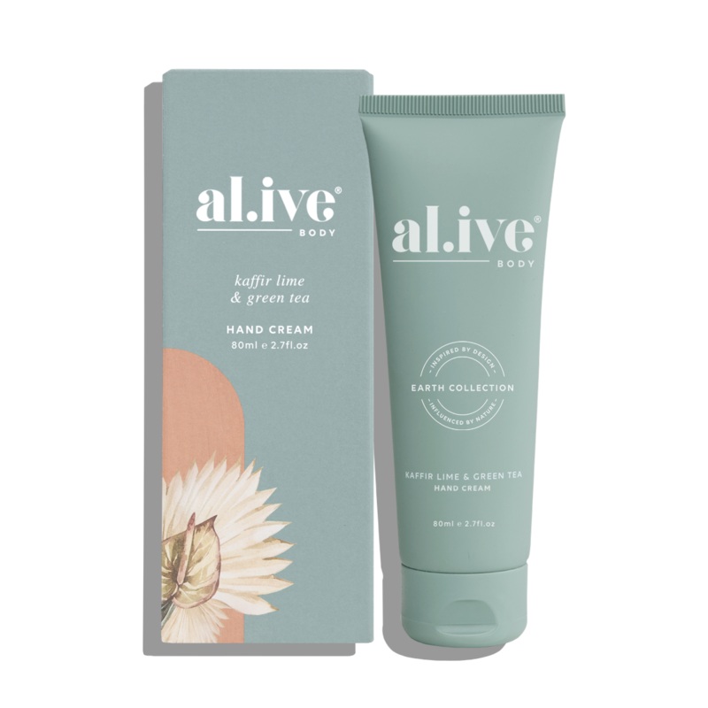 al.ive Hand Cream 80ml - Kaffir Lime & Green Tea