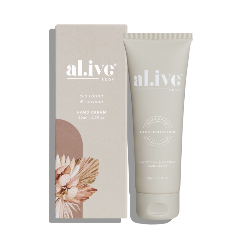 al.ive Hand Cream 80ml - Sea Cotton & Coconut
