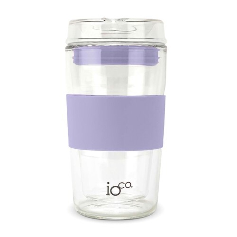 Ioco Glass Travel Mug 12oz - Lavender
