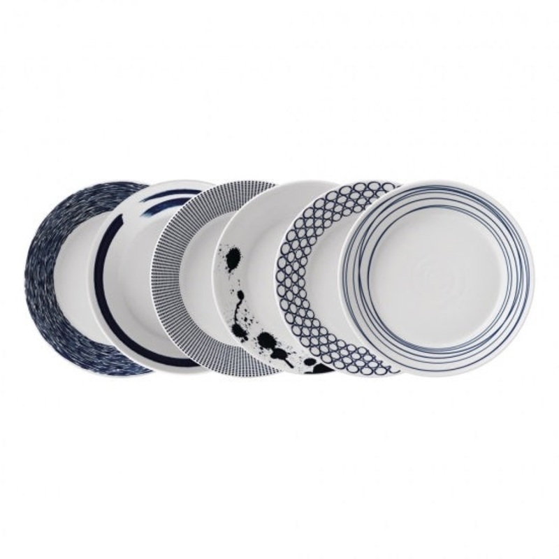 Royal Doulton Pacific Bowls 22cm Set of 6 - Blue