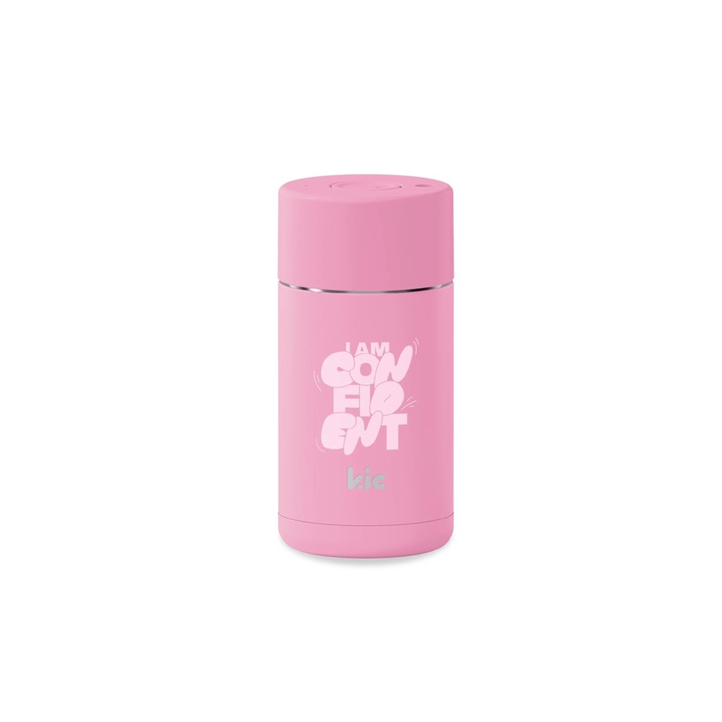 Frank Green Ceramic Reusable Cup 12oz / 355ml - KIC Flamingo Pink - Confident