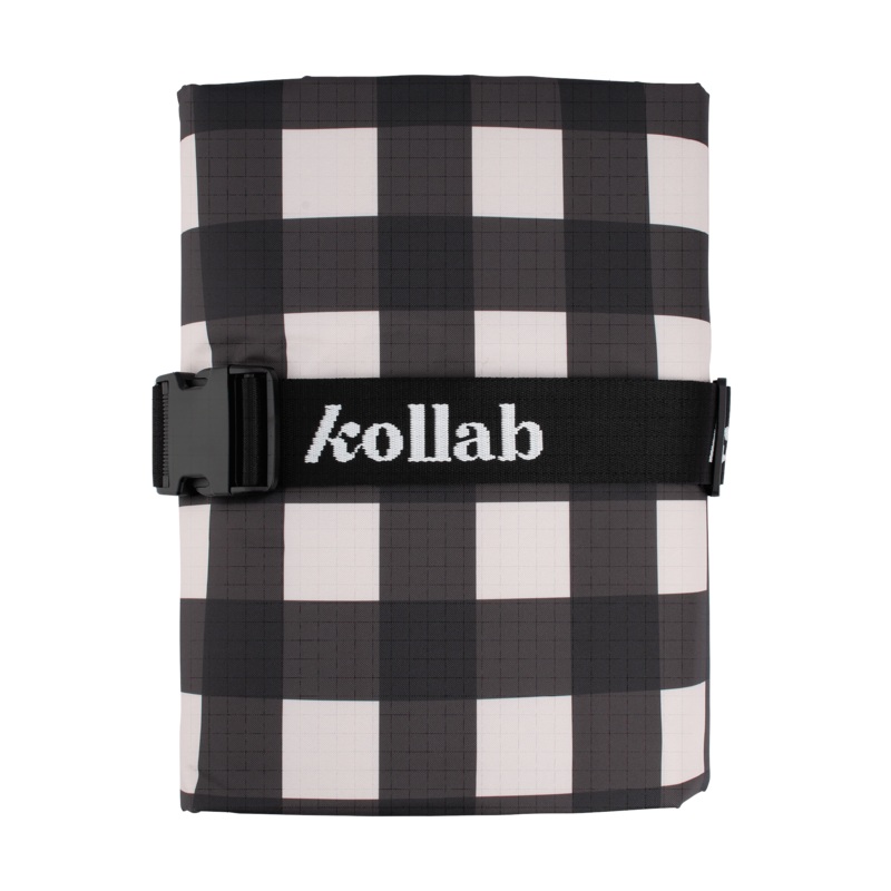 Kollab Picnic Mat - Black Check