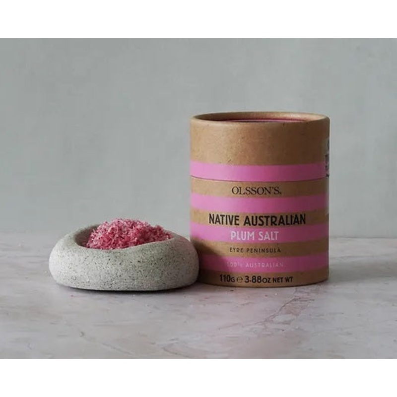 Olssons Native Australian Plum Salt Kraft Canister 110g