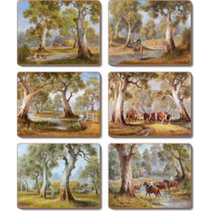 Cinnamon 'Redgum Country' Placemats Set of 6