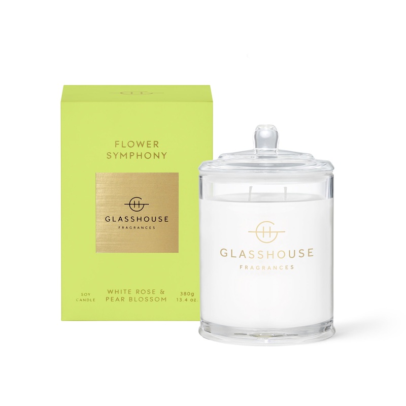Glasshouse Candle 380g - Flower Symphony