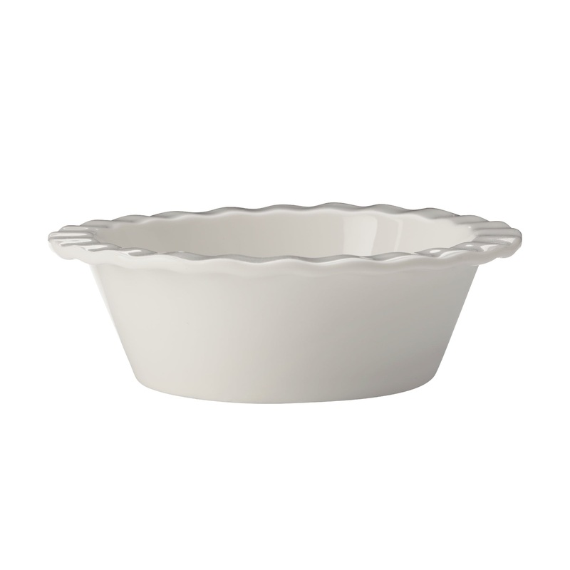 MW Epicurious Fluted Pie Dish Mini 12.5x4cm White