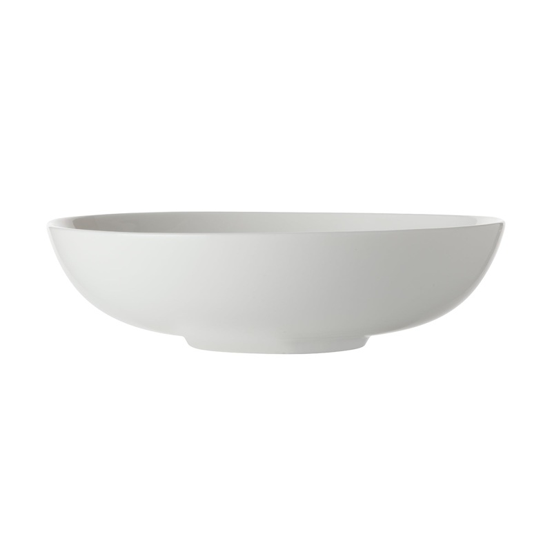 MW White Basics Coupe Bowl Shallow 18.5cm