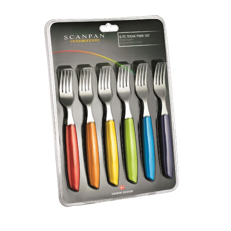 Scanpan Spectrum Fork Set of 6 - Coloured