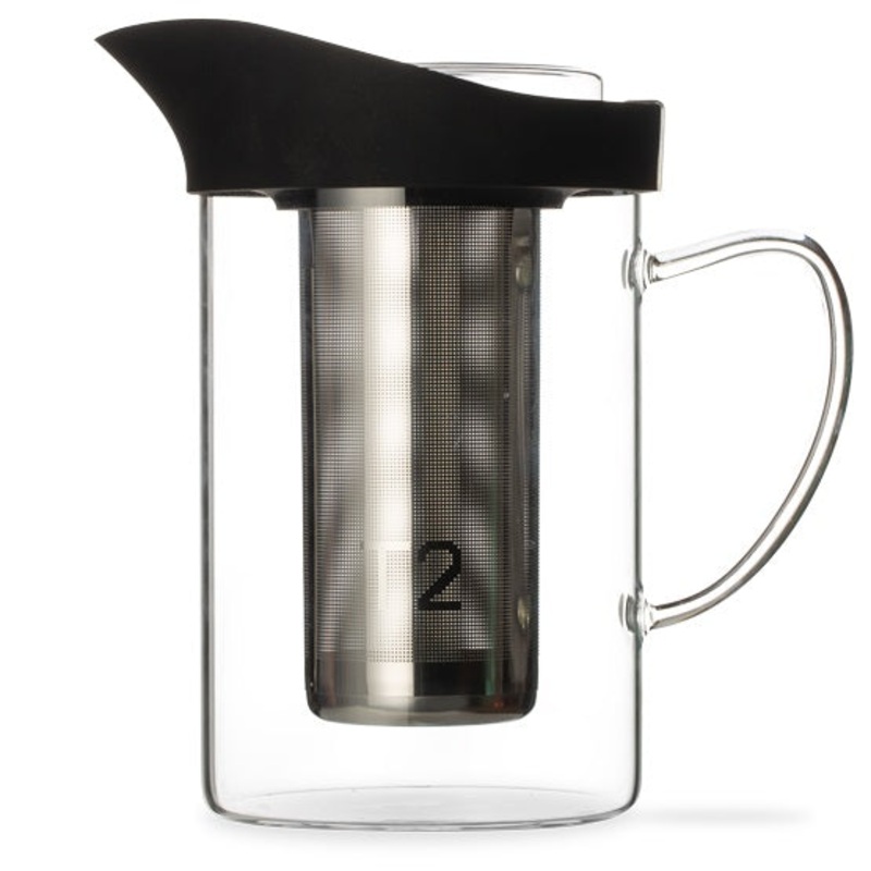T2 Glass Jug-A-Lot 1.0lt - Black
