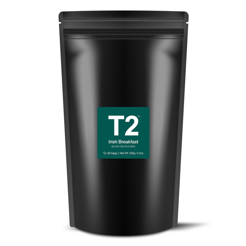 T2 Tea Bags Foil 60pk - Irish Breakfast