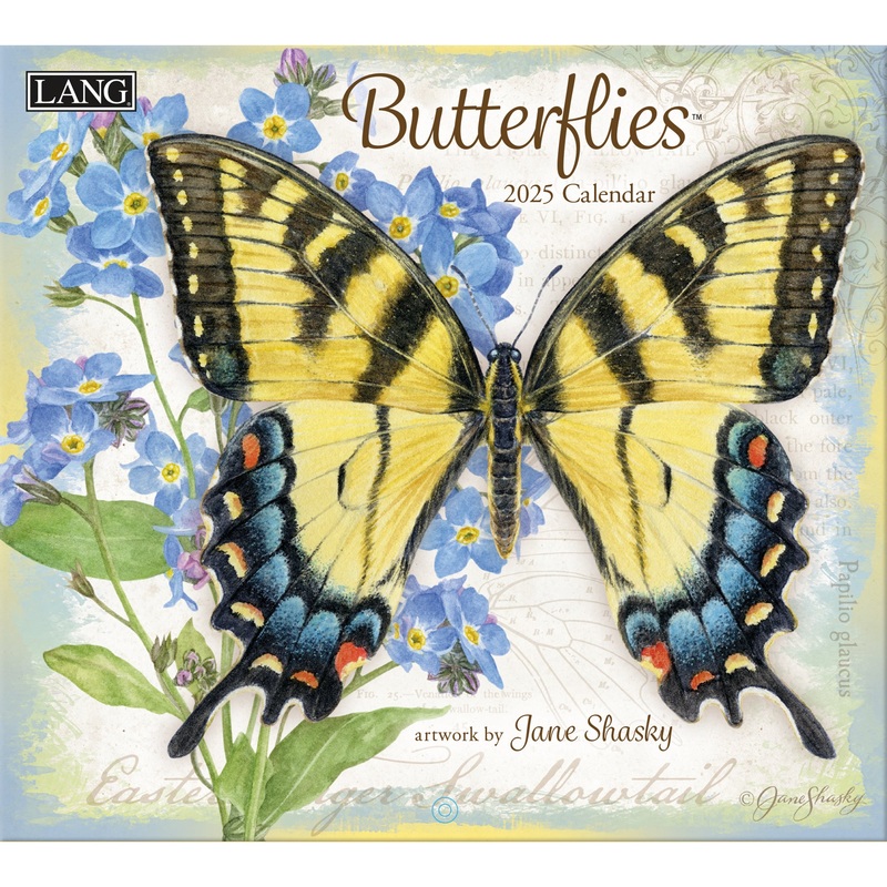 2025 Lang Calendar Butterflies by Jane Shasky