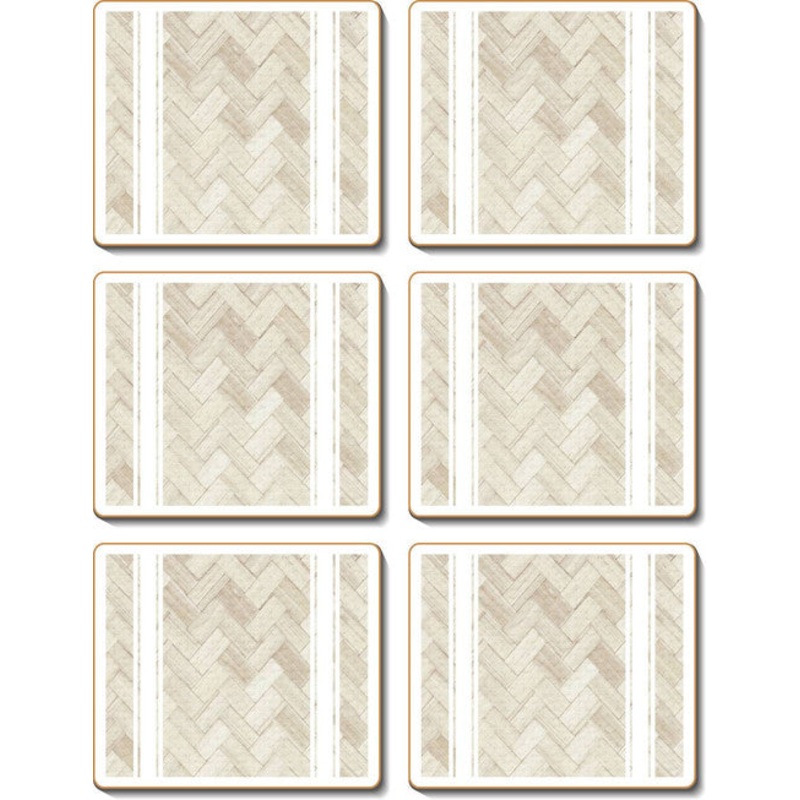 Cinnamon 'Hamptons Oak' Placemats Set of 6