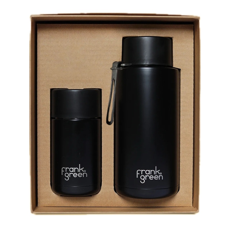 Frank Green The Essentials Gift Set 12oz + 34oz - Midnight