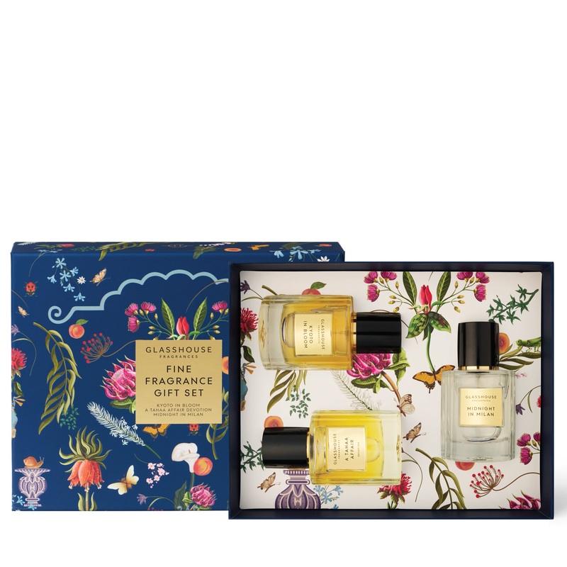 Glasshouse 50ml x 3 EDP - Mother's Day - Kyoto + Tahaa + Milan