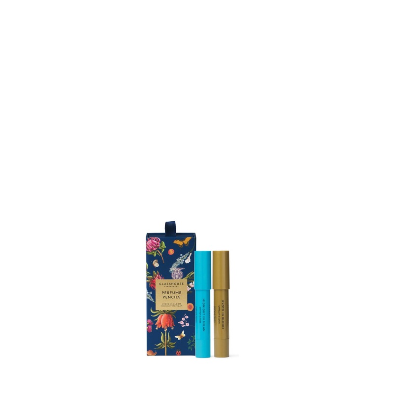Glasshouse Perfume Pencils x 2 - Mother's Day - Kyoto & Bloom + Midnight in Milan