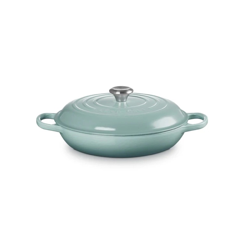 Le Creuset Signature Shallow Casserole 30cm - Sea Salt
