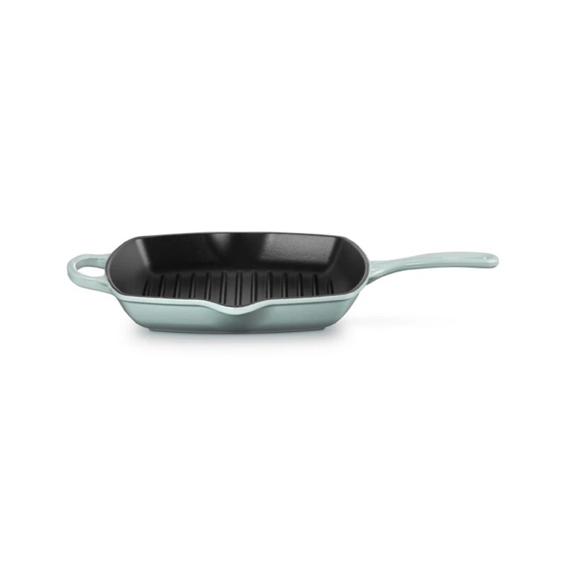 Le Creuset Signature Square Grillit 26cm - Sea Salt